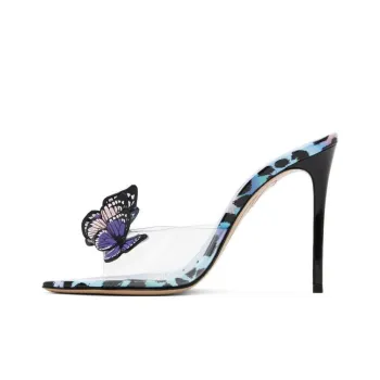 Sophia Webster Vanessa Slide Slippers 10.5cm Women's Blue