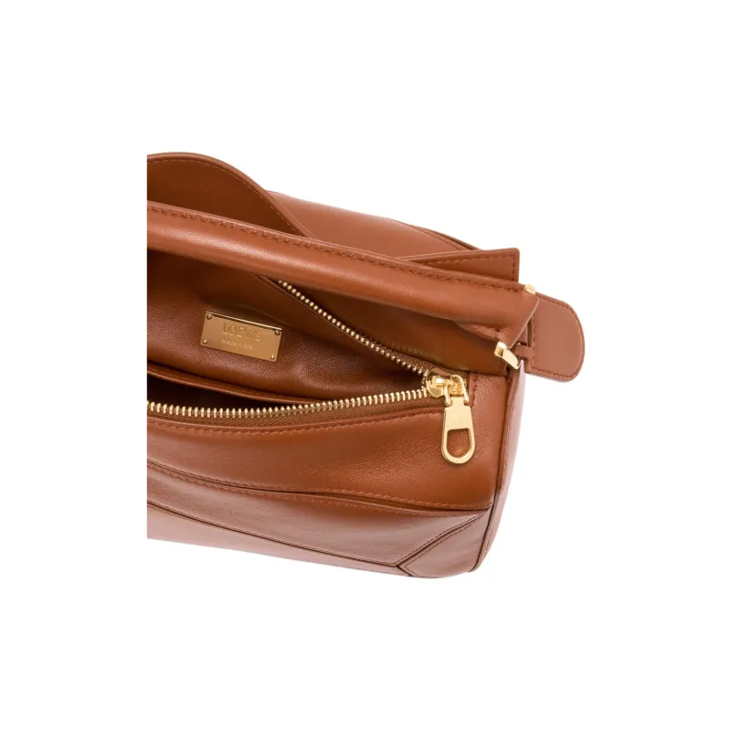 LOEWE Puzzle Sheepskin Shoulder Bag, Crossbody Bag, Handbag Trumpets Women's Brown-8