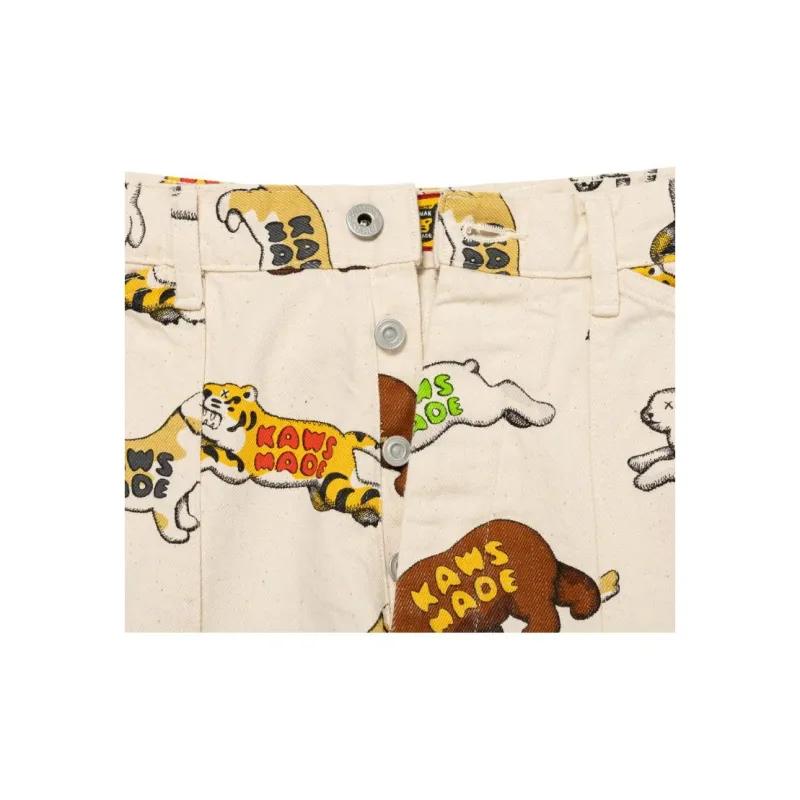 HUMAN MADE X Kaws Animal Patterned Pants-2