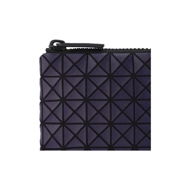 ISSEY MIYAKE Clam Wallet Polyurethane Coin Purses Wallets Mini Unisex Purple-2