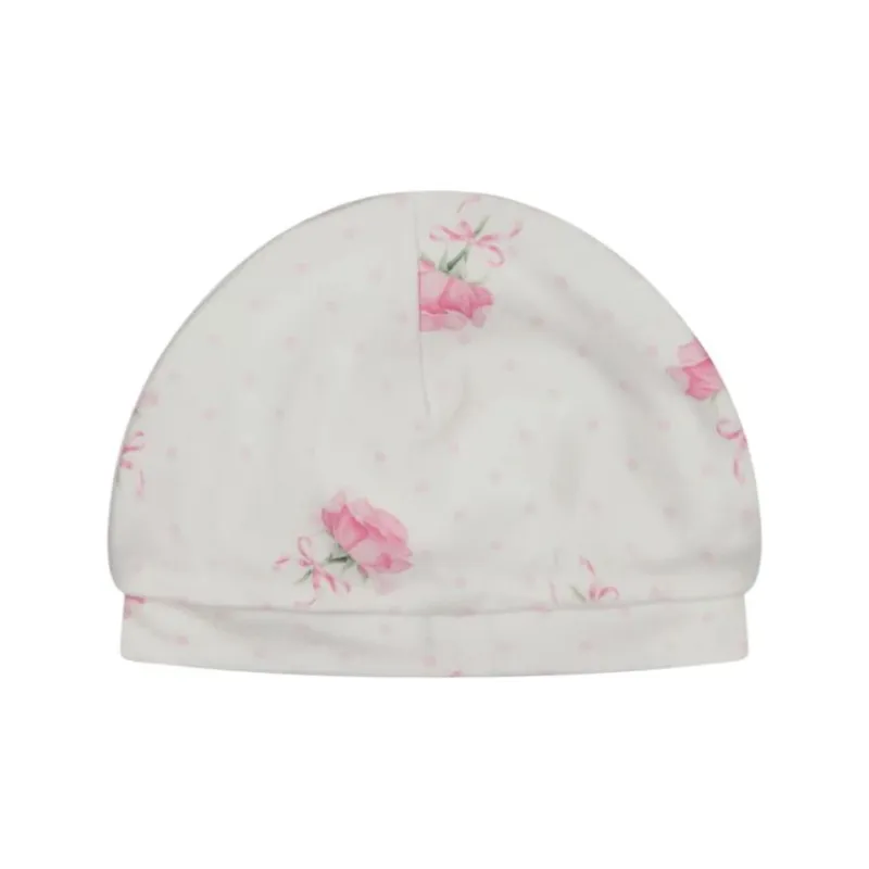 MONNALISA Rose print Hat-0