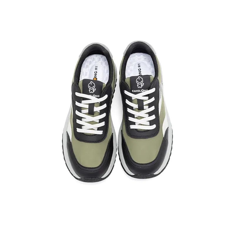 KANGLONG Anti Slip And Wear Resistant Height Increasing Low Top Casual Shoes Men's-2