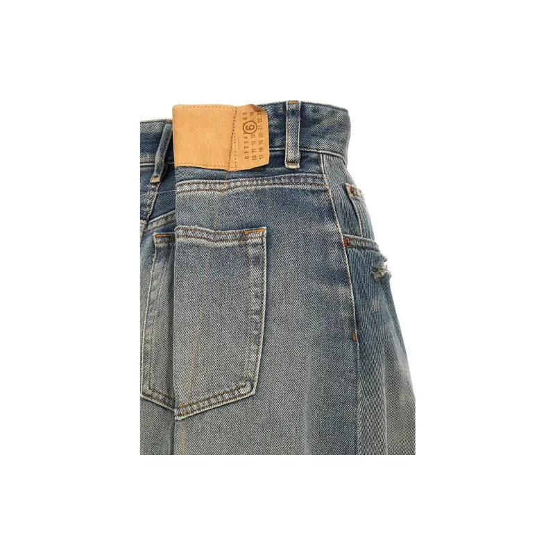 MM6 Maison Margiela Distressed Skirt-3