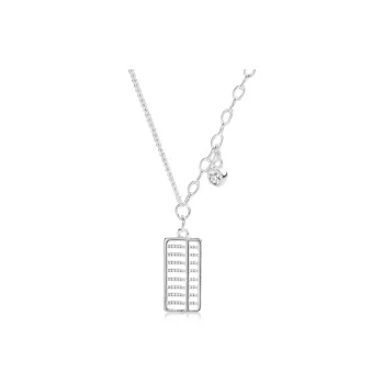 Kim Ka Fook S 925 Sterling Silver Zircon Necklaces Women's