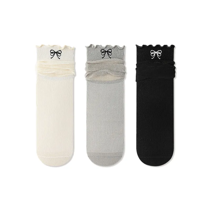 JIAZINI Mid-Calf Socks Women's Combo Set-14