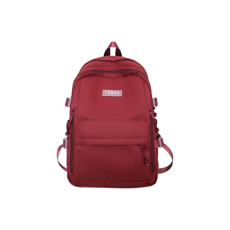 Travel Nylon Backpack Regular Unisex Black/White/Red/Green-18