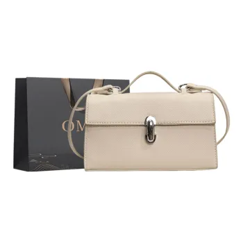 Omanfei PU Shoulder Bag Regular Women's White/Pink/Khaki/Brown/Black