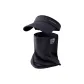 [Combination, Single Cap+Face Masks]Black