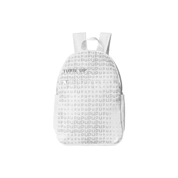 TURN UP Nylon Backpack Regular Unisex White/White 1