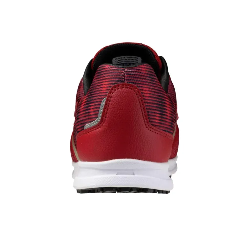 Mizuno Low-Top Training Shoes Unisex 1Red Gold-3