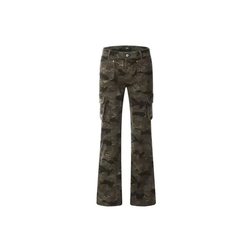 PAINT STAIN Jeans Unisex Camouflage