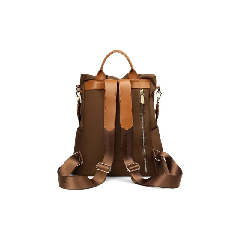 Teenmix Polyamide Backpack Regular Women's Red Brown/Black-2
