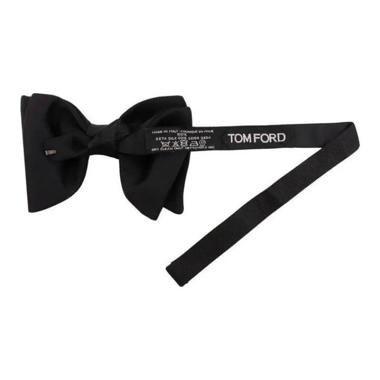 TOM FORD Textured Silk Bow Tie-1