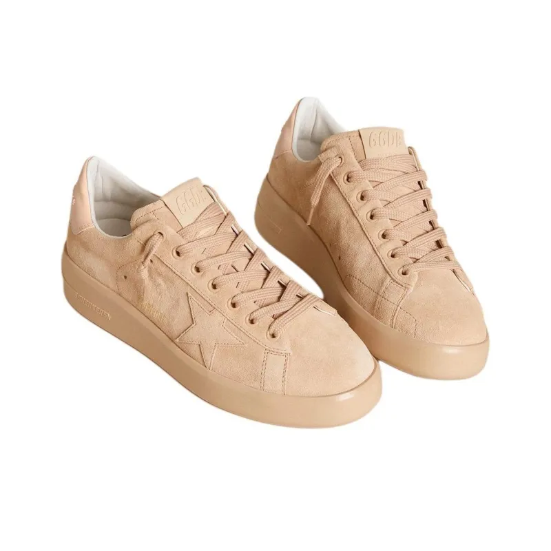 Golden Goose Purestar Low Top Skateboard Shoes Women's Light Pink Red-2