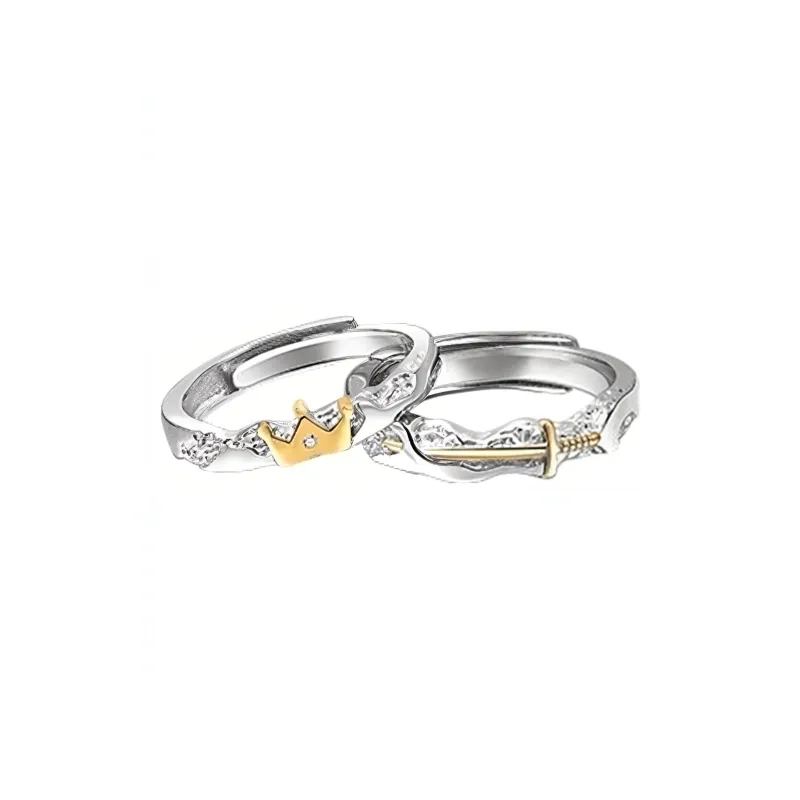 Golden Kite S925 Silver Rings Unisex-12