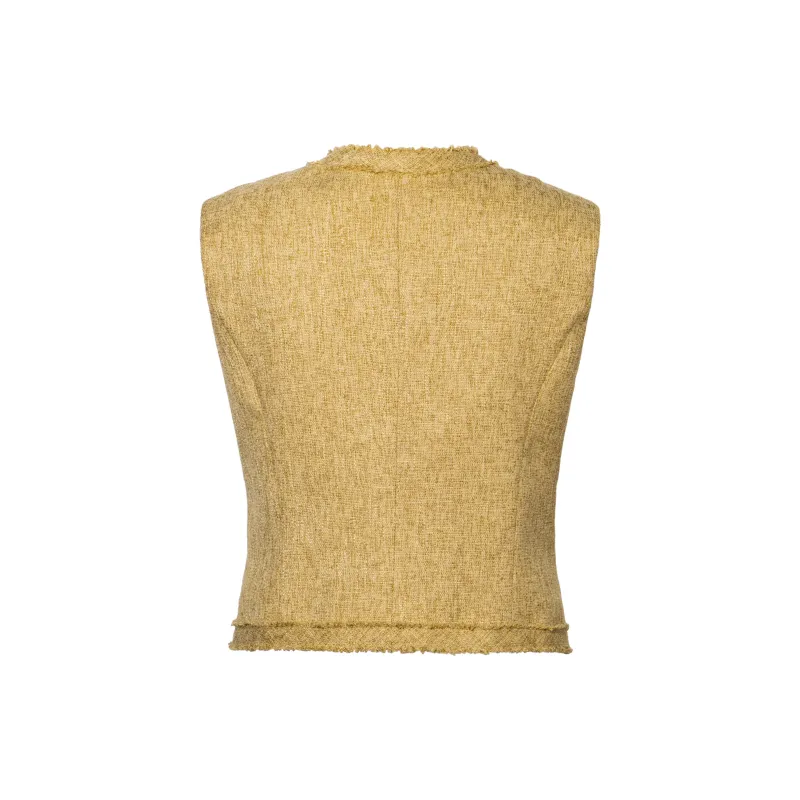 ROEYSHOUSE Vests Women's Yellow-1