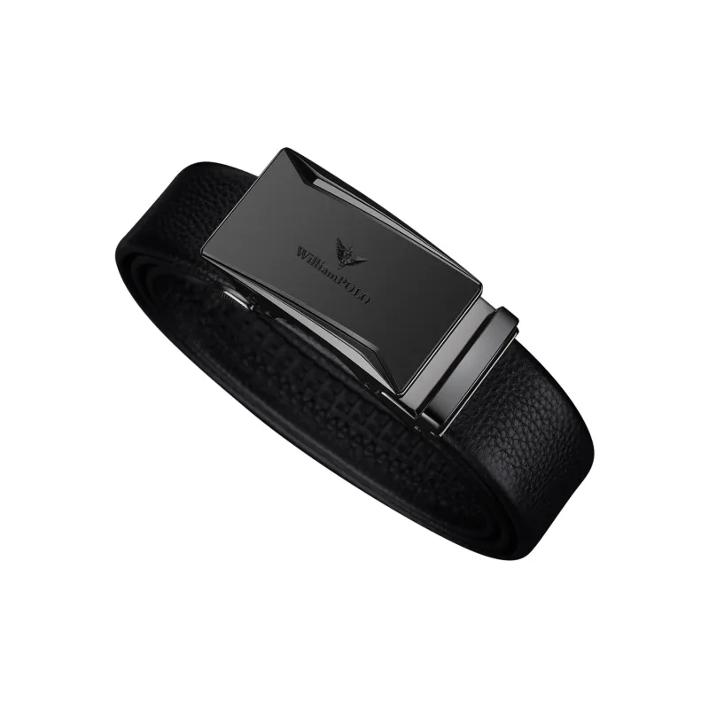 WilliamPOLO Top Grain Cow Leather Leather Belts Men's Multicolor 3.5cm Width-8