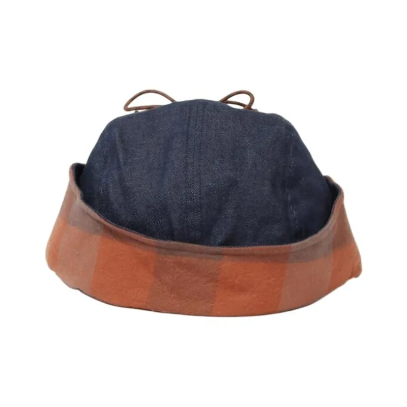 Patagonia Recycled Polyester Cotton Wool Baseball Caps Men's Navy Blue-3