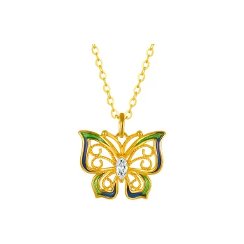 Golden Bliss S925 Silver Necklaces Women's