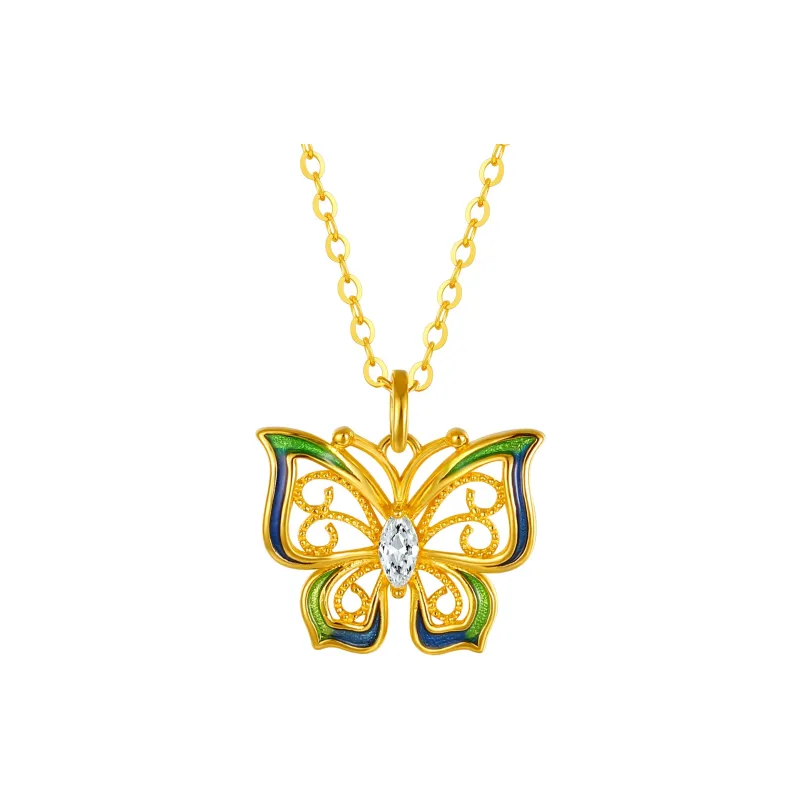 Golden Bliss S925 Silver Necklaces Women's-0