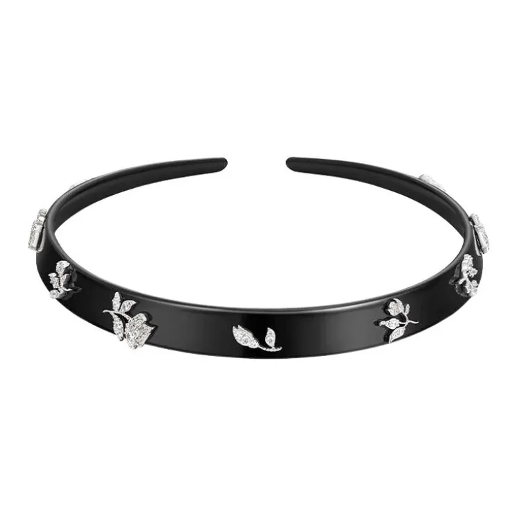 YVMIN Crystal embellished Headband-0
