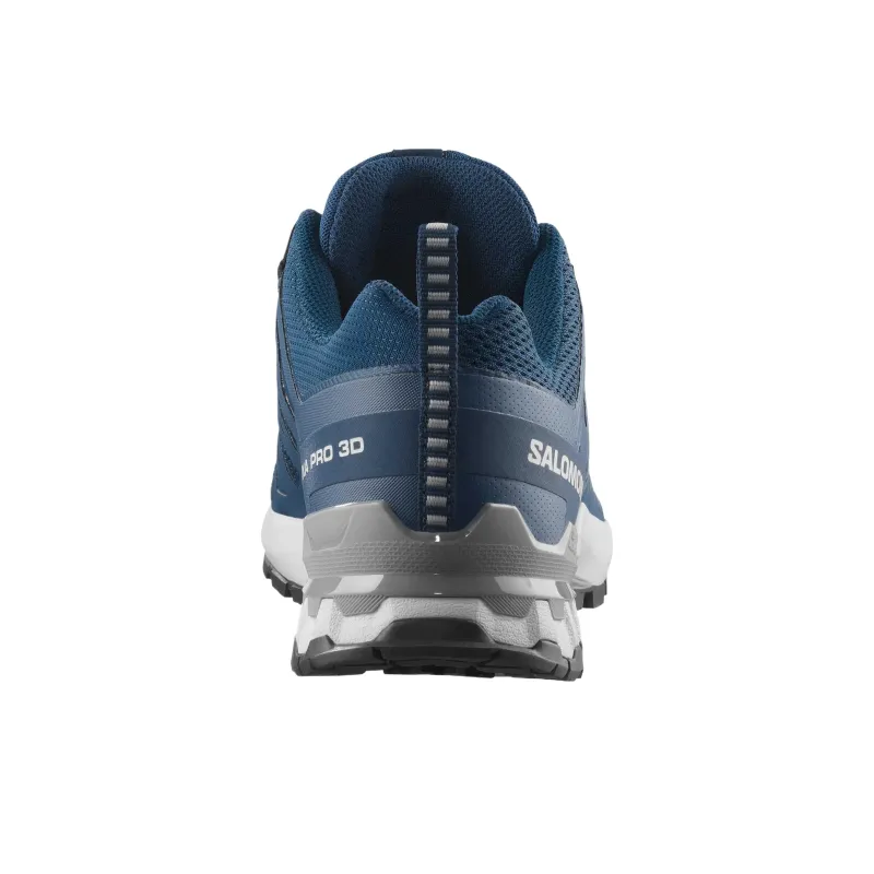 SALOMON XA Pro 3D V9 Abrasion Resistant Low Top Running Shoes Men's Deep Sea Blue-4