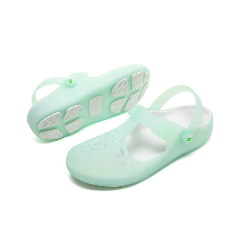 JSWEI Slip Resistant Odor Resistant Abrasion Resistant Wrap toe Slippers Women's-6