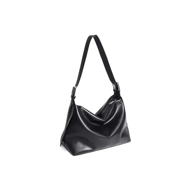 BEMIX PETS Microfiber Leather Shoulder Bag Men's Black-0