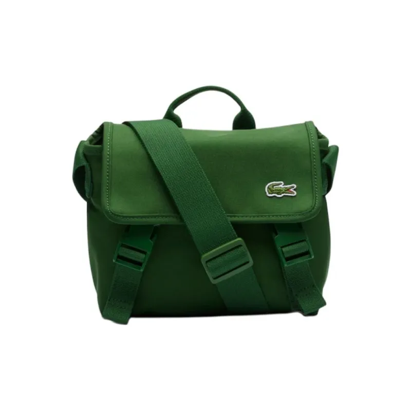 LACOSTE Polyester One Shoulder Handbag Unisex Green-0