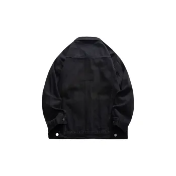 Fakeyoung Denim Jackets Unisex Black