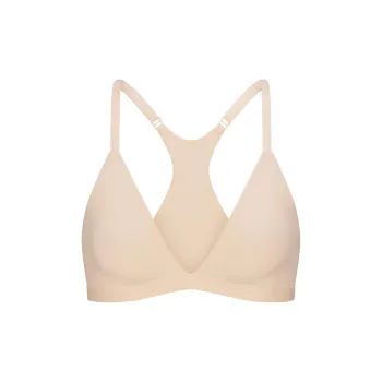 SKIMS SS25 FITSEVERYBODY RACERBACK TRIANGLE BRALETTE Bra Women's 1 Pack SAND/Sand