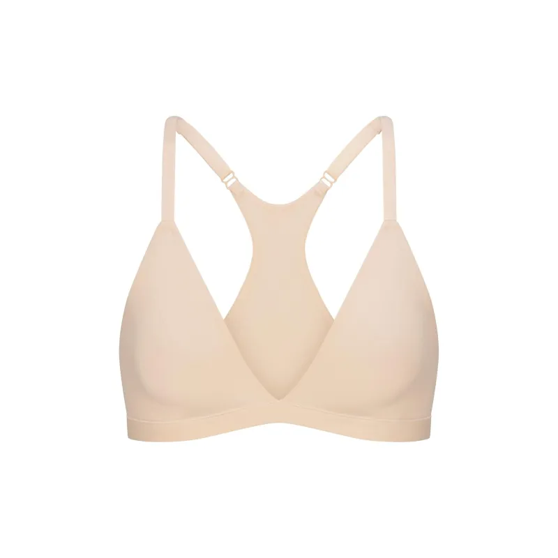 SKIMS SS25 FITSEVERYBODY RACERBACK TRIANGLE BRALETTE Bra Women's 1 Pack SAND/Sand-0