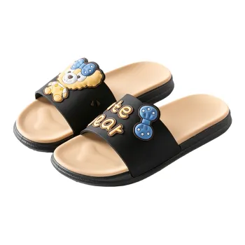 Ailise Slippers Khaki Black/Pink Sky Blue/White Brown