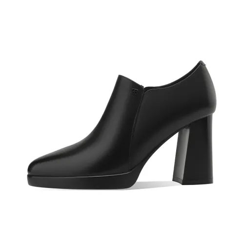 BOERDIQI Chunky Heel High Heels 8.7cm Women's Black