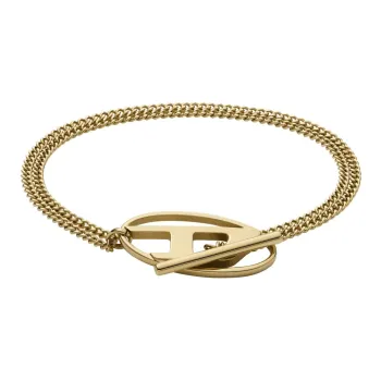 DIESEL Stainless Steel Bracelets Unisex Gold