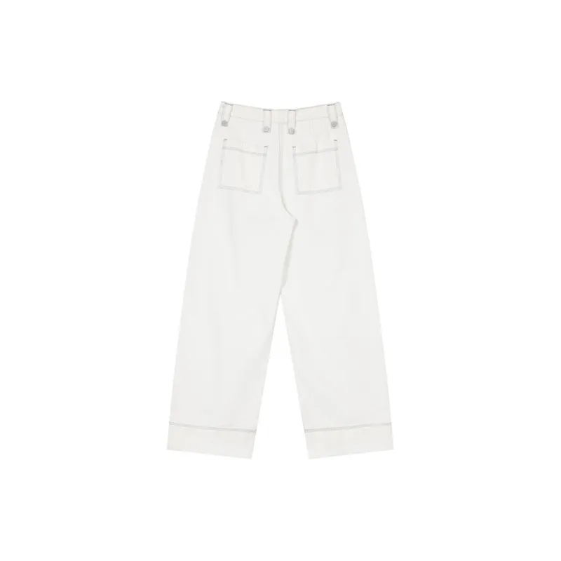 ELF SACK Jeans Women's Effortless White-1