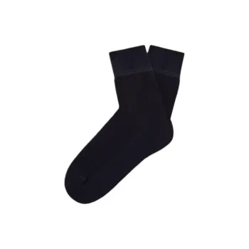 Zegna SS25 Mid Calf Socks Men's 2 Pack Marine Blue