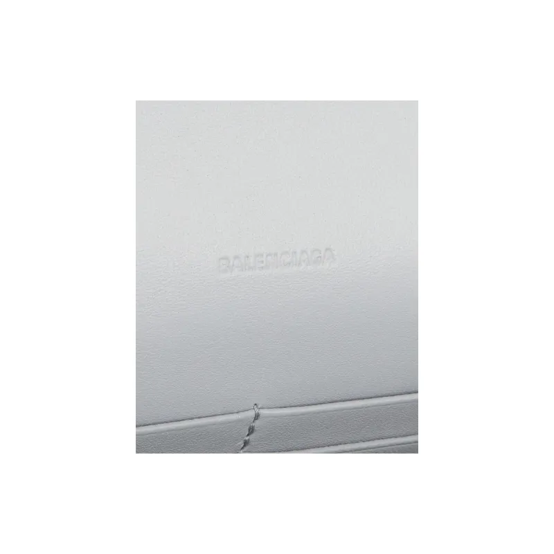 Balenciaga Zip Detailed Metallic Crossbody Bag-5