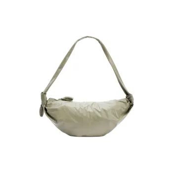 Lemaire Cow Leather Croissant Bag, Shoulder Bag, Crossbody Bag Medium Size Unisex Sage Green