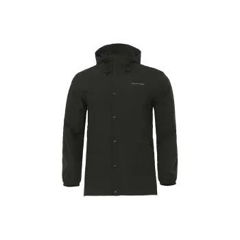 Rock Cloud Water Resistant Windproof Wear Resistant Windbreaker Jacket Men's Obsidian Black