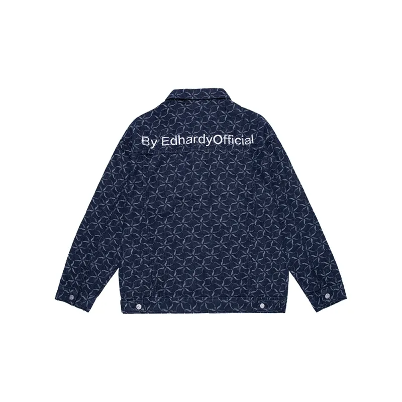 ED HARDY X Jackets Unisex Dark Denim Blue-1