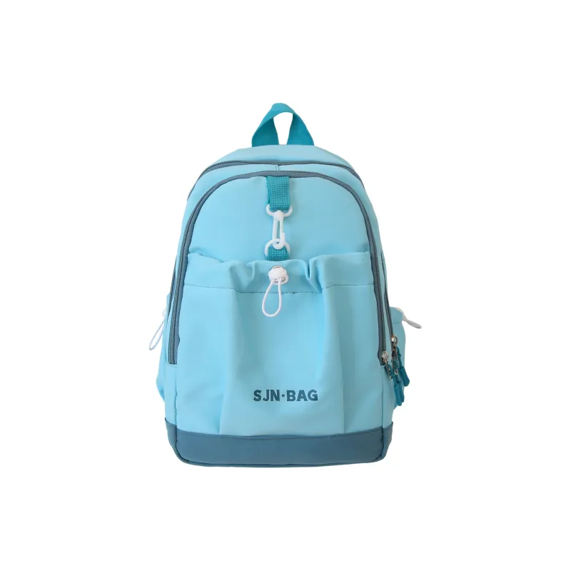 URBAN FOREST Nylon Backpack Unisex Black/Yellow/Green/Blue/Pink-12