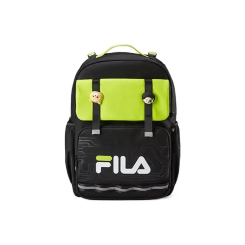 FILA Nylon Backpack Kids' Pitch Black/Legend Blue/Beauty