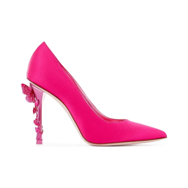 Sophia Webster Enchantress Slim Heel High Heels 10cm Women's Fuchsia-1