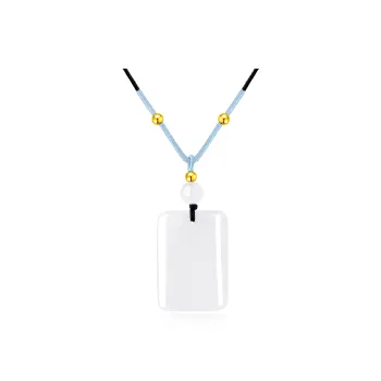 Lao Feng Xiang Tianshan Jade Necklaces Women's