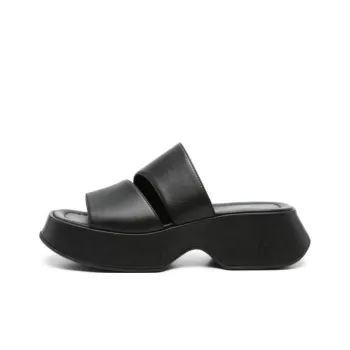 Vic Matie Slip Resistant Slide Slippers Women's Black