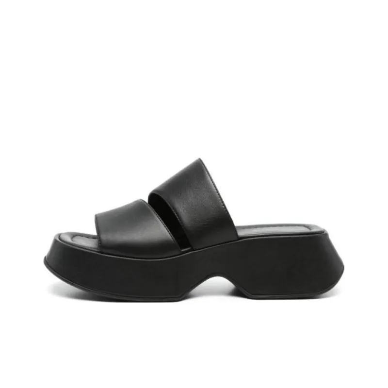 Vic Matie Slip Resistant Slide Slippers Women's Black-0