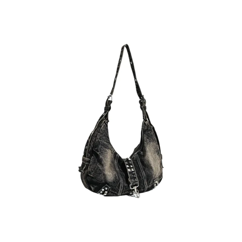 NOMK Denim Shoulder Bags Shoulder Bag Crossbody Bags Women's -Sizing Blue/Yellow/Black-8
