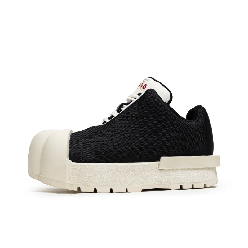 MODENGPAN Low Top Casual Shoes Unisex Black-0