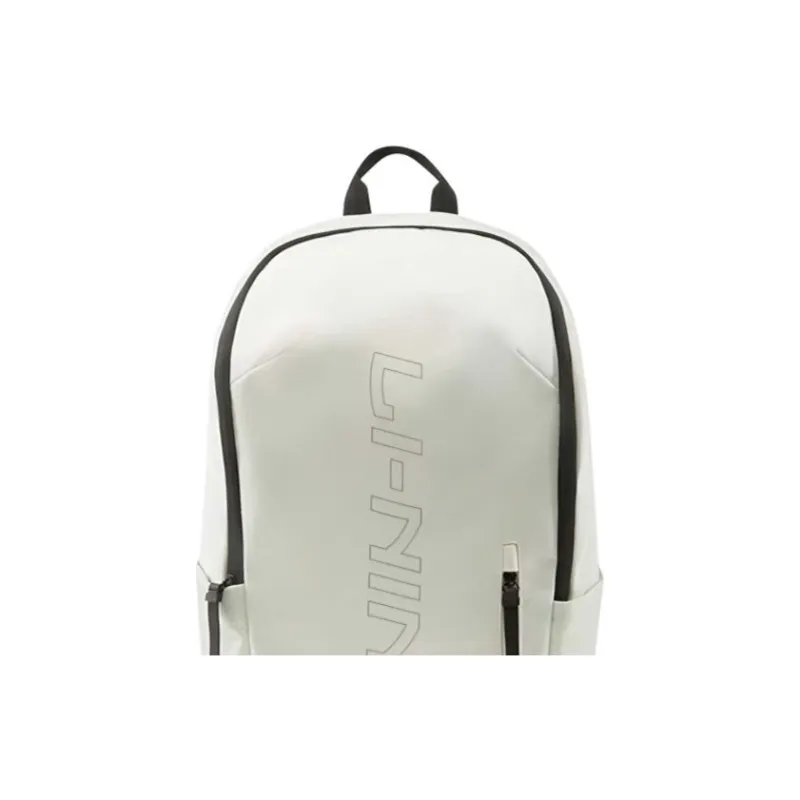 LiNing Water Repellent Fabric Backpack Unisex Light Lime-3